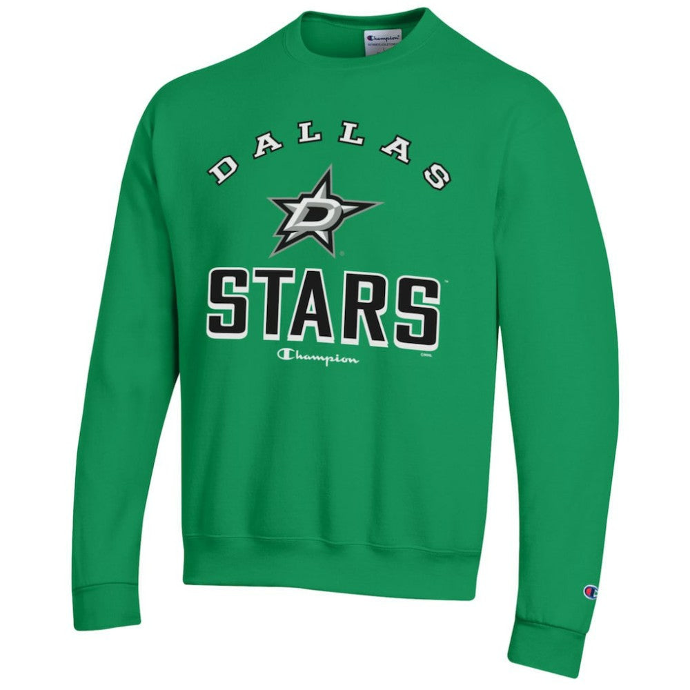 Dallas Stars Champion Eco Powerblend Crewneck Sweatshirt Kelly Green