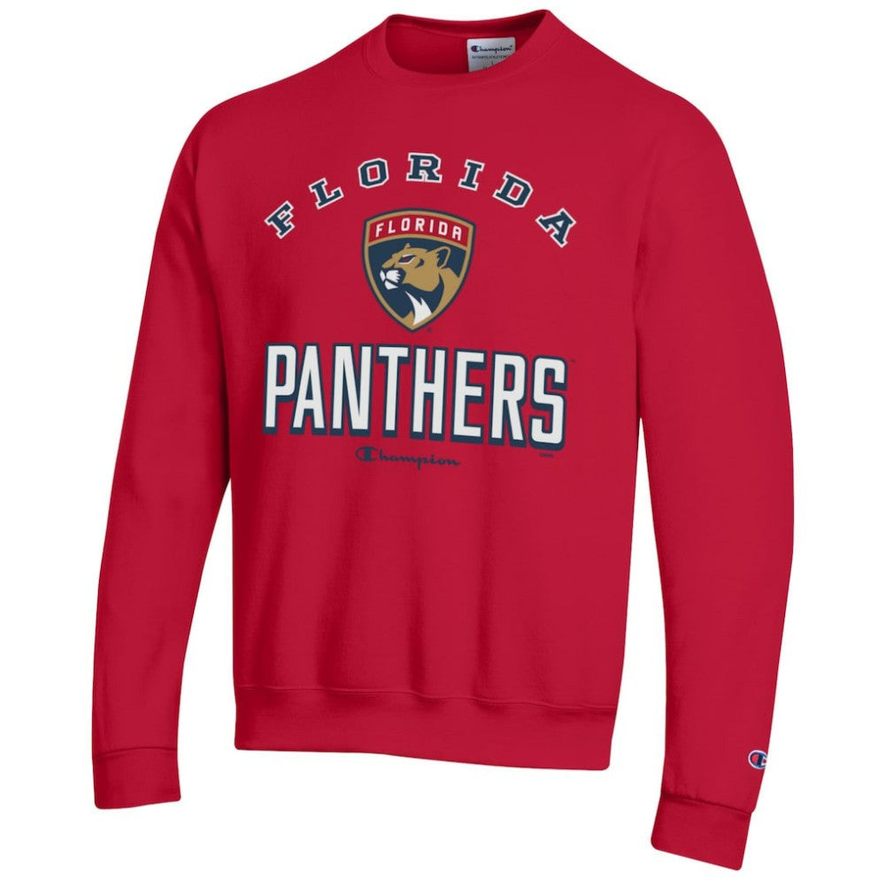 Florida Panthers Champion Eco Powerblend Crewneck Sweatshirt Red
