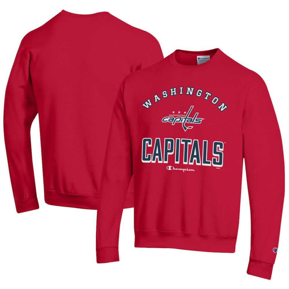 Washington Capitals Champion Eco Powerblend Crewneck Sweatshirt Red
