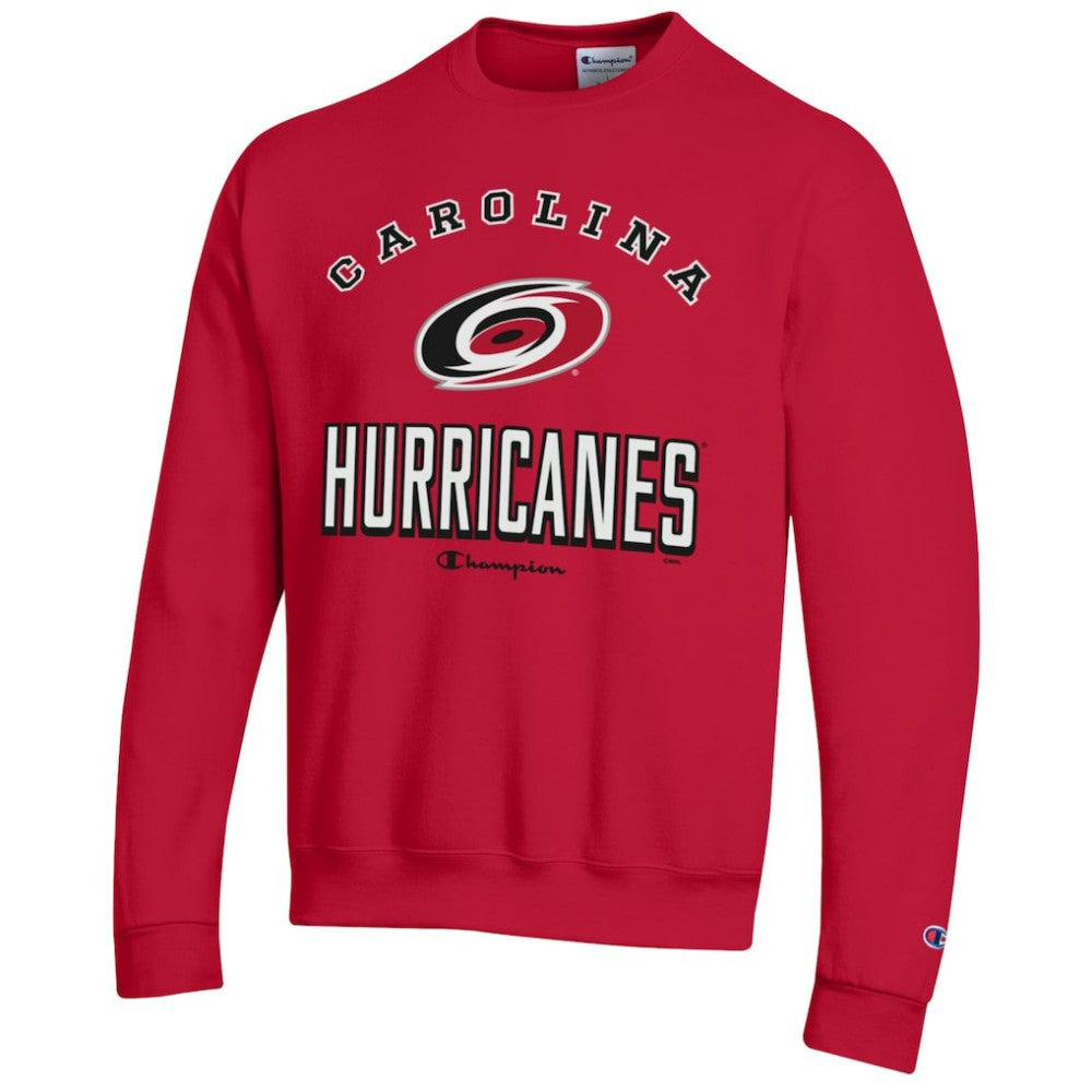 Carolina Hurricanes Champion Eco Powerblend Crewneck Sweatshirt Red