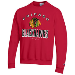 Chicago Blackhawks Champion Eco Powerblend Crewneck Sweatshirt Red