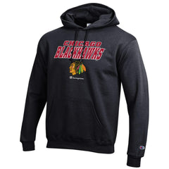 Chicago Blackhawks Champion Eco Powerblend Pullover Hoodie Black