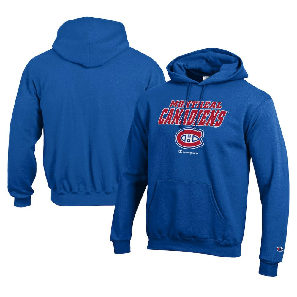 Montreal Canadiens Champion Eco Powerblend Pullover Hoodie Royal