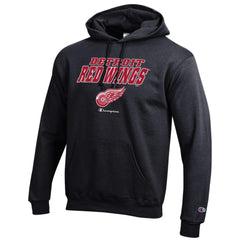 Detroit Red Wings Champion Eco Powerblend Pullover Hoodie Black