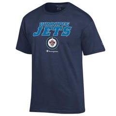 Winnipeg Jets Champion Jersey T-Shirt Navy