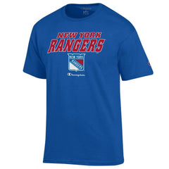 New York Rangers Champion Jersey T-Shirt Royal