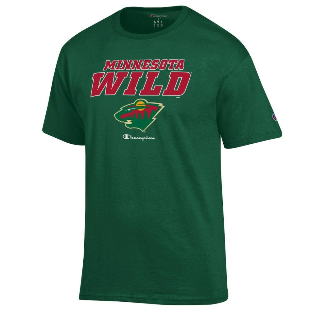 Minnesota Wild Champion Jersey T-Shirt Hunter Green