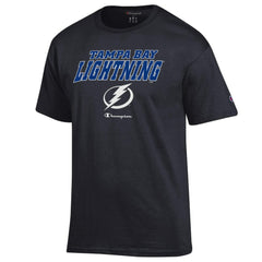 Tampa Bay Lightning Champion Jersey T-Shirt Black