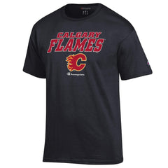 Calgary Flames Champion Jersey T-Shirt Black