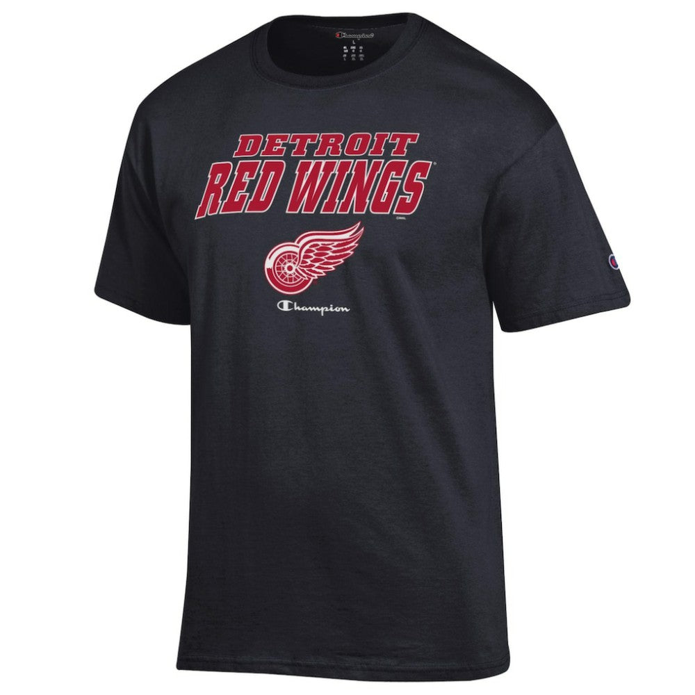 Detroit Red Wings Champion Jersey T-Shirt Black