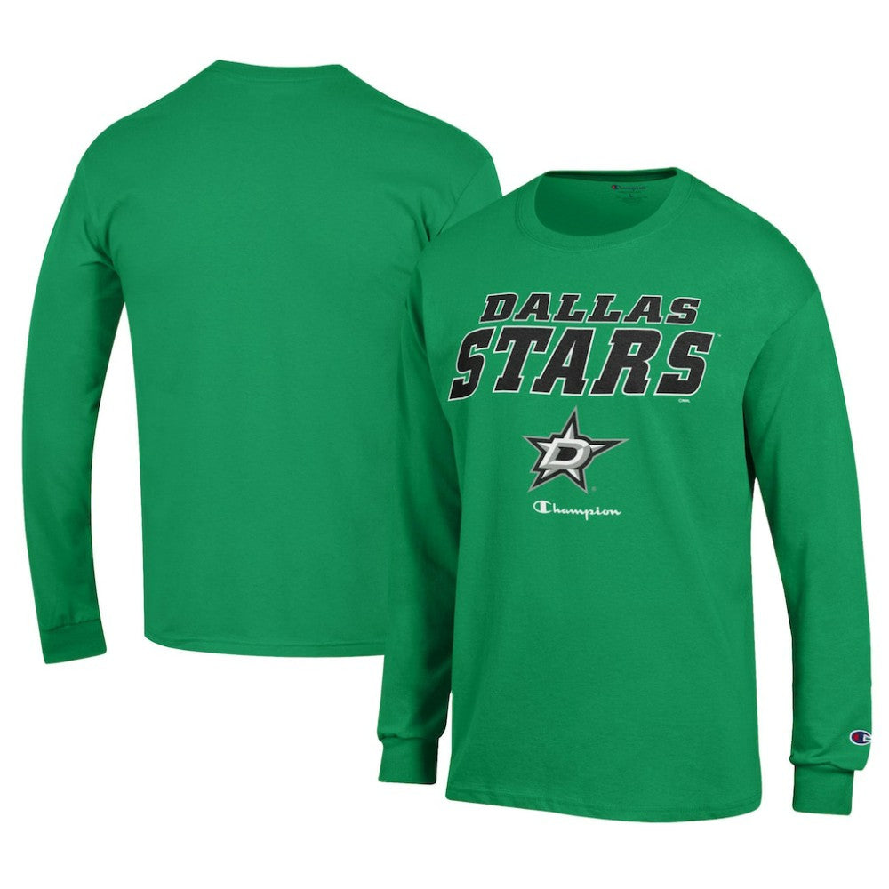Dallas Stars Champion Long-Sleeve Jersey T-Shirt Kelly Green