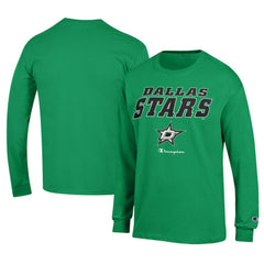 Dallas Stars Champion Long-Sleeve Jersey T-Shirt Kelly Green
