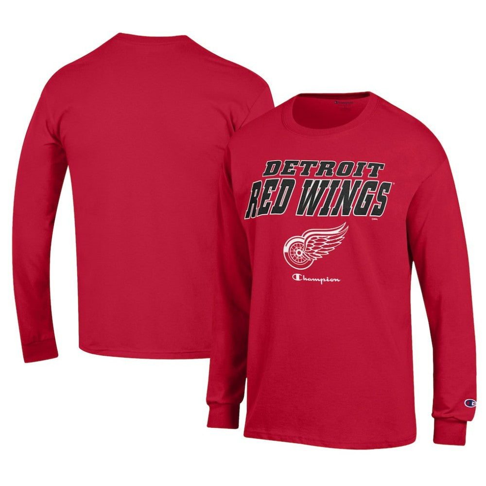 Detroit Red Wings Champion Long-Sleeve Jersey T-Shirt Red
