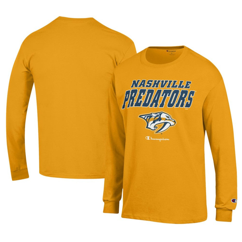 Nashville Predators Champion Long-Sleeve Jersey T-Shirt Gold