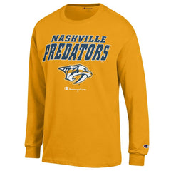 Nashville Predators Champion Long-Sleeve Jersey T-Shirt Gold
