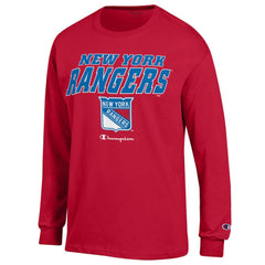 New York Rangers Champion Long-Sleeve Jersey T-Shirt Red
