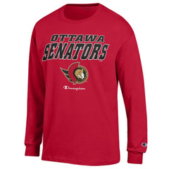 Ottawa Senators Champion Long-Sleeve Jersey T-Shirt Red
