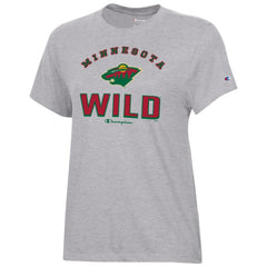 Minnesota Wild Champion Women's Core T-Shirt Heather Gray