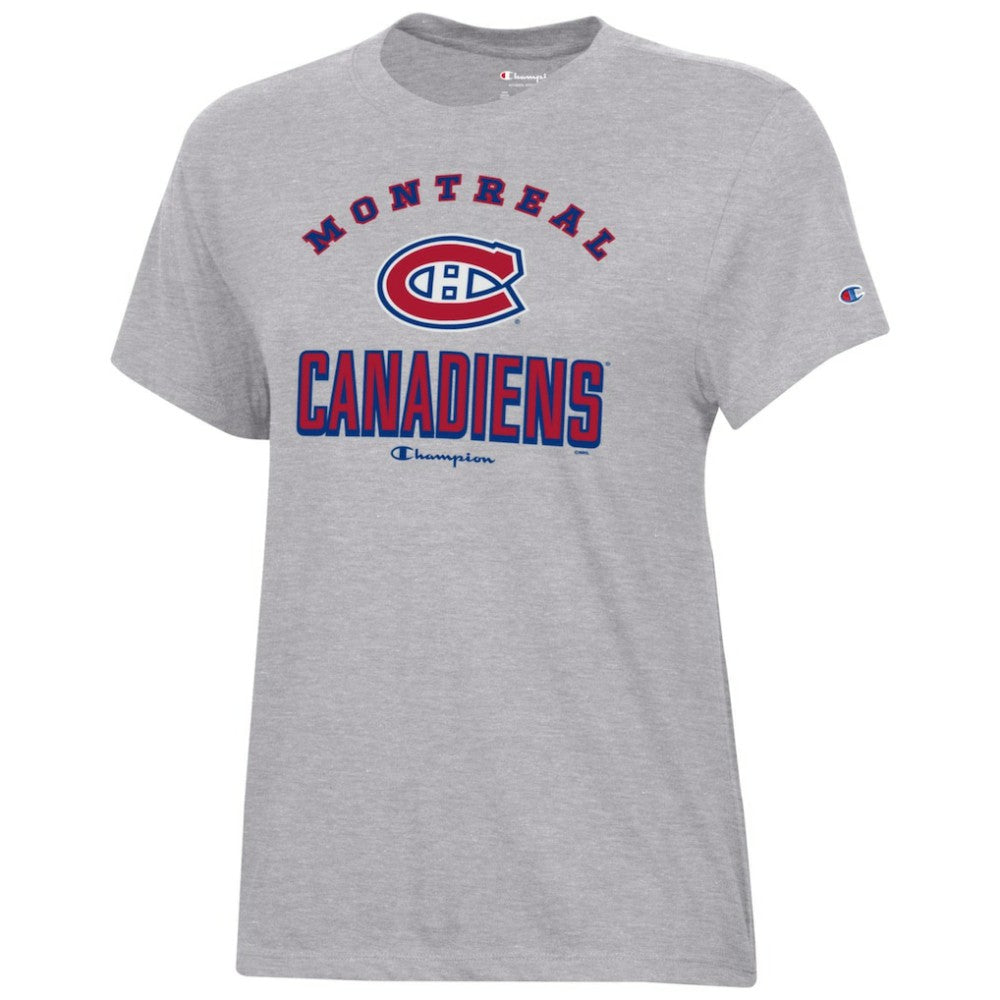 Montreal Canadiens Champion Women's Core T-Shirt Heather Gray