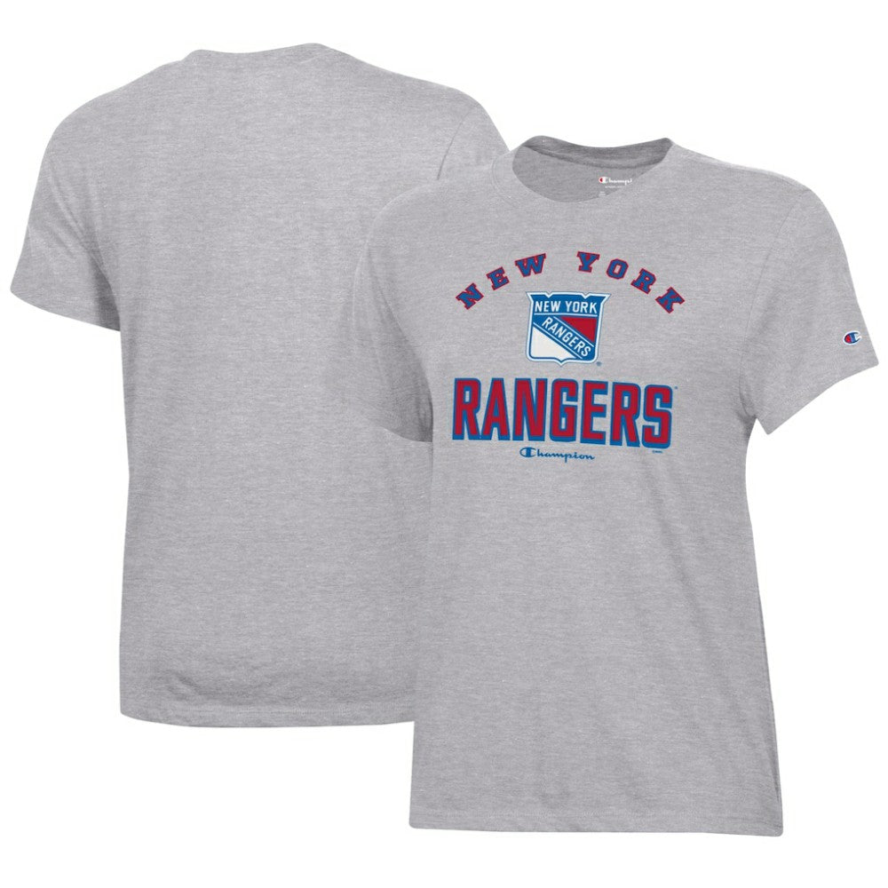 New York Rangers Champion Women's Core T-Shirt Heather Gray