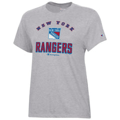 New York Rangers Champion Women's Core T-Shirt Heather Gray