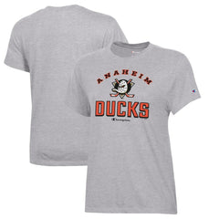 Anaheim Ducks Champion Women's Core T-Shirt Heather Gray