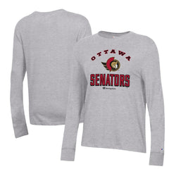 Ottawa Senators Champion Women's Core Long Sleeve T-Shirt Heather Gray
