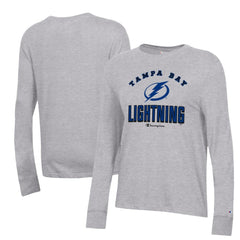 Tampa Bay Lightning Champion Women's Core Long Sleeve T-Shirt Heather Gray