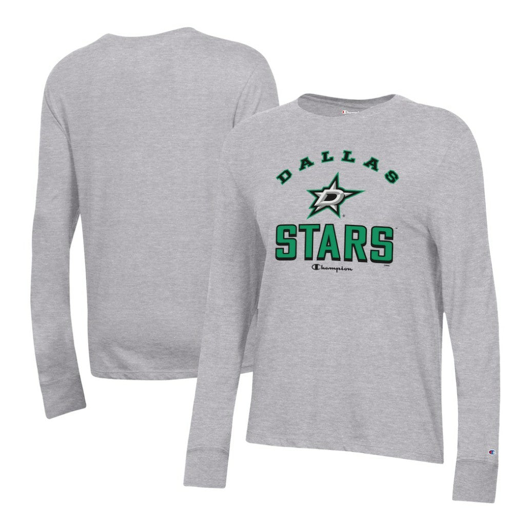Dallas Stars Champion Women's Core Long Sleeve T-Shirt Heather Gray