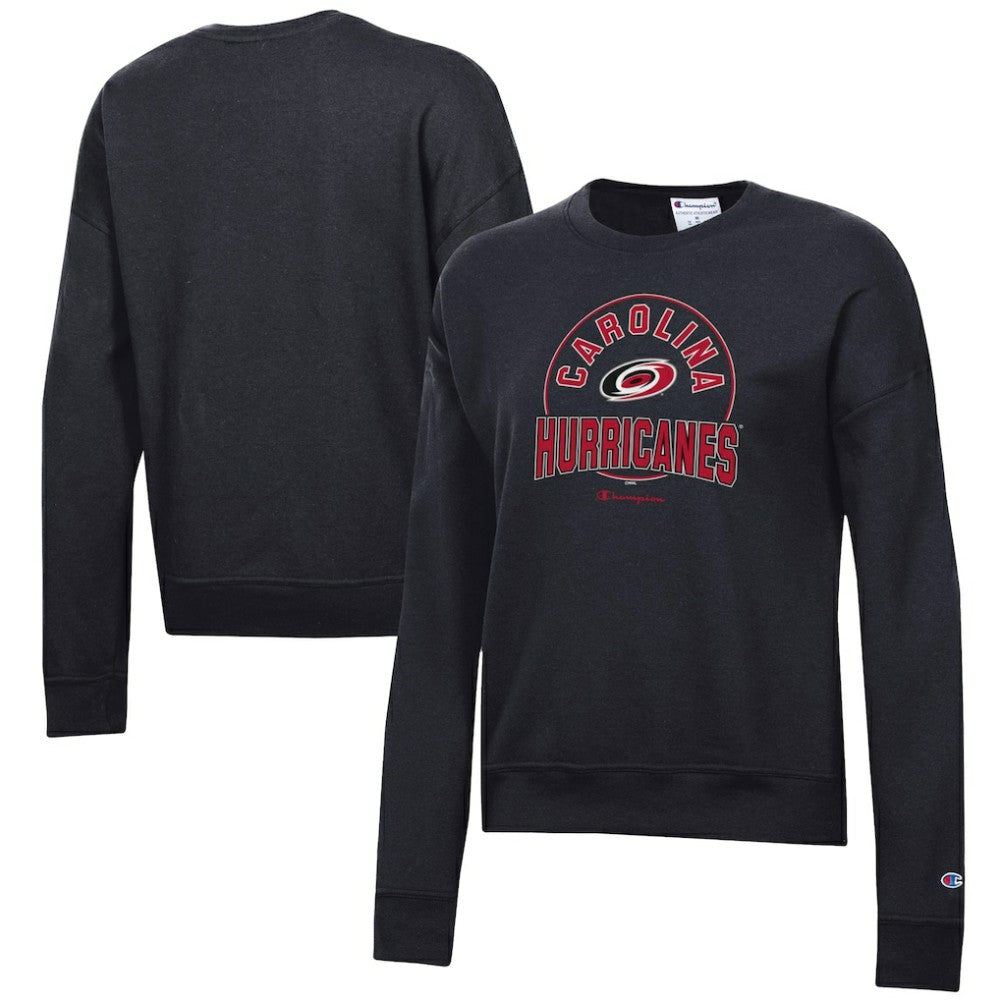 Carolina Hurricanes Champion Women's Powerblend Pullover Sweatshirt Black