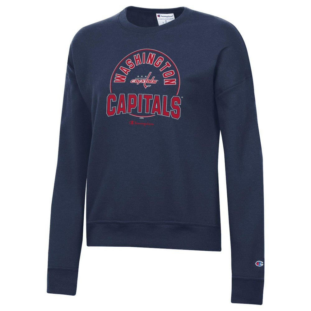 Washington Capitals Champion Women's Powerblend Pullover Sweatshirt Navy