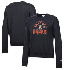 Anaheim Ducks Champion Women's Powerblend Pullover Sweatshirt Black