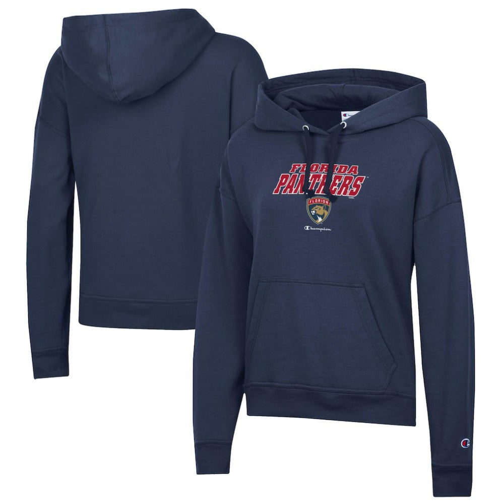 Florida Panthers Champion Women's Powerblend Fleece Pullover Hoodie Navy