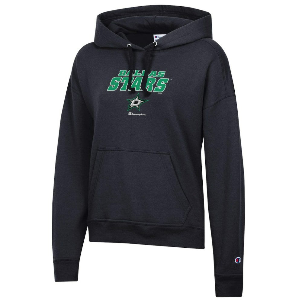 Dallas Stars Champion Women's Powerblend Fleece Pullover Hoodie Black