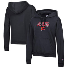 Calgary Flames Champion Women's Powerblend Fleece Pullover Hoodie Black