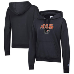 Philadelphia Flyers Champion Women's Powerblend Fleece Pullover Hoodie Black