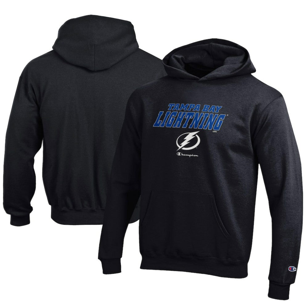 Tampa Bay Lightning Champion Youth Eco Powerblend Pullover Hoodie Black