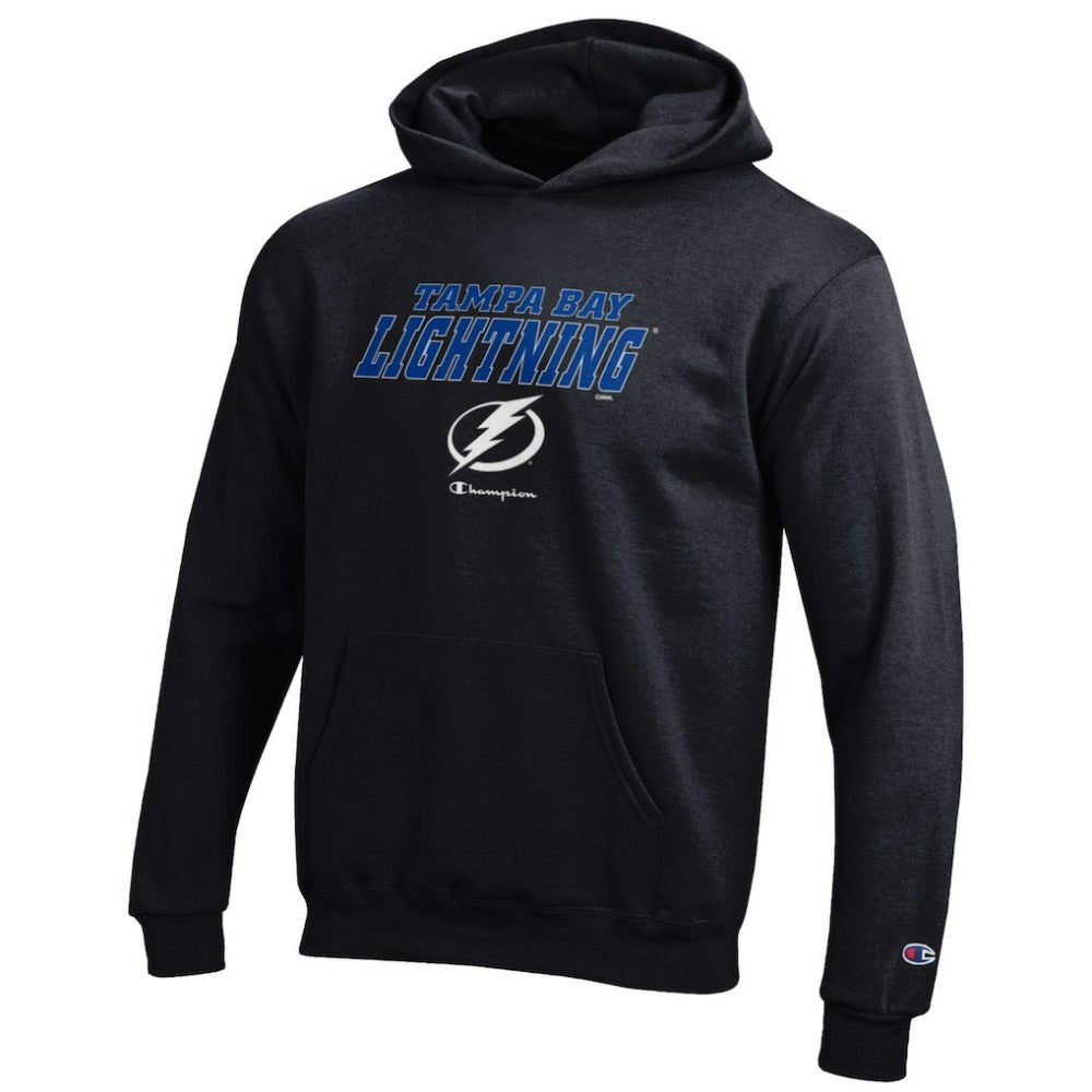 Tampa Bay Lightning Champion Youth Eco Powerblend Pullover Hoodie Black