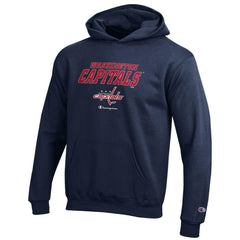 Washington Capitals Champion Youth Eco Powerblend Pullover Hoodie Navy