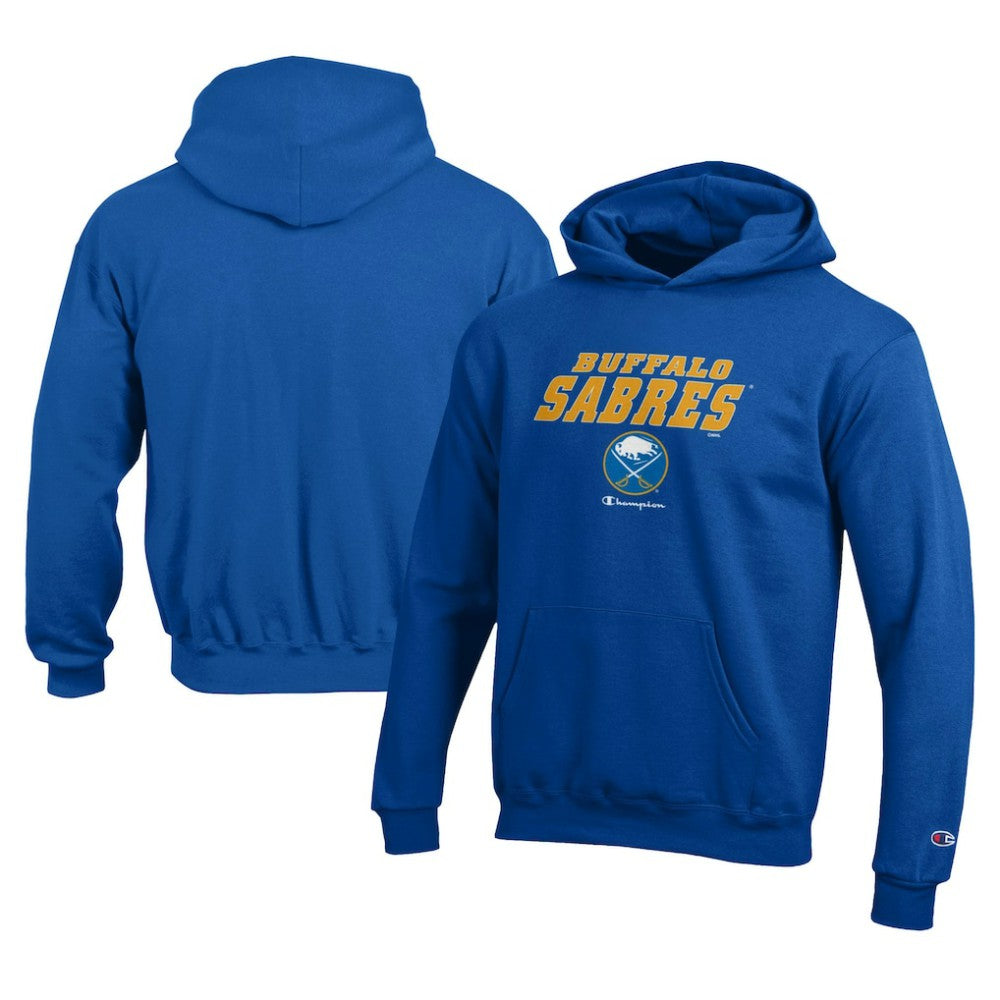 Buffalo Sabres Champion Youth Eco Powerblend Pullover Hoodie Royal