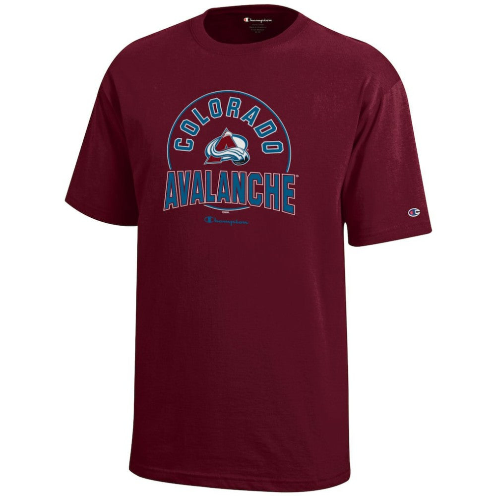 Colorado Avalanche Champion Youth Jersey T-Shirt Burgundy