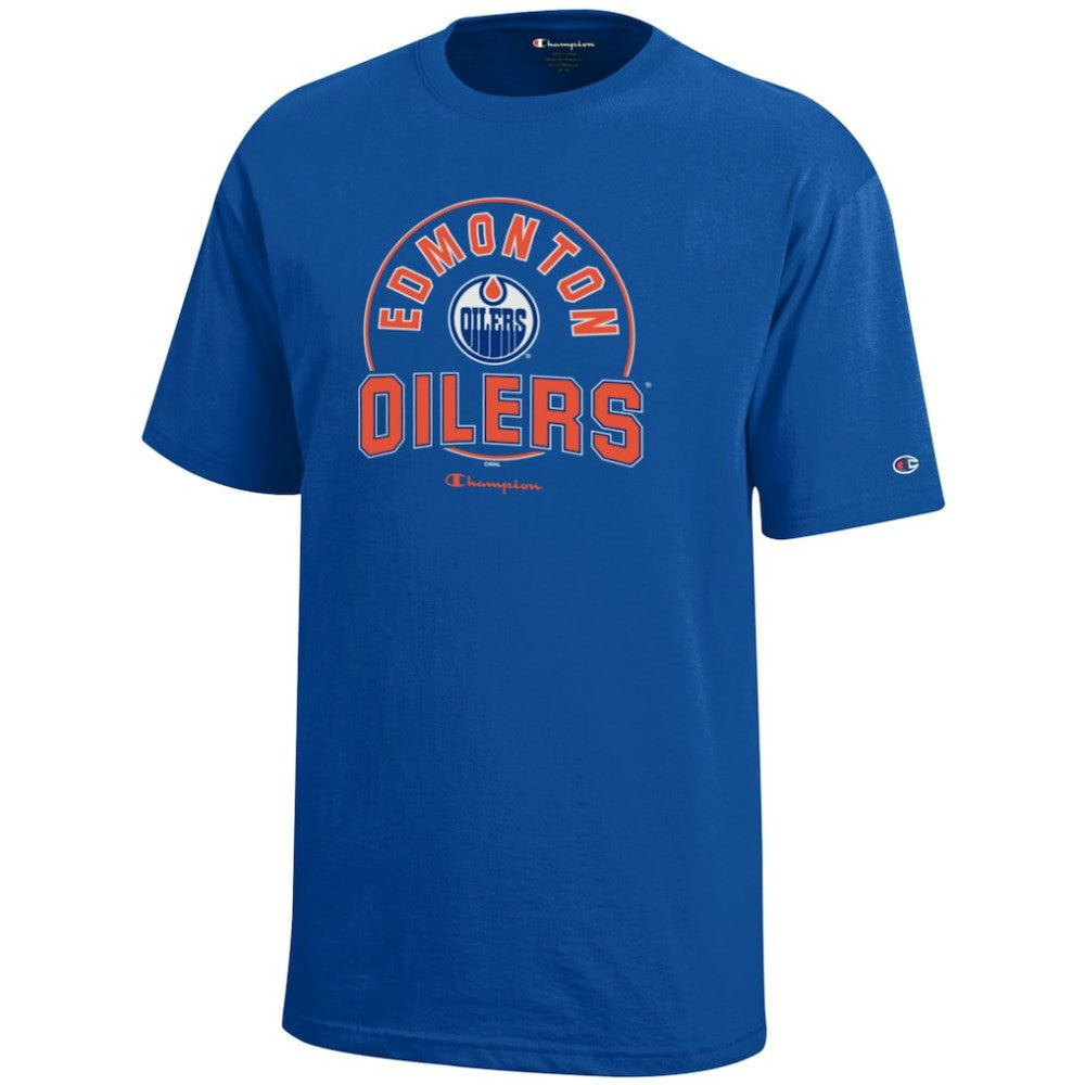 Edmonton Oilers Champion Youth Jersey T-Shirt Royal