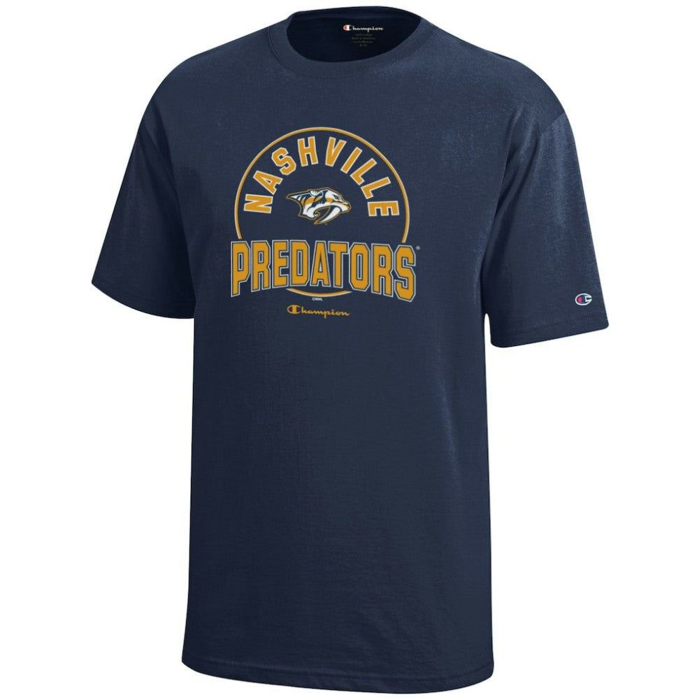Nashville Predators Champion Youth Jersey T-Shirt Navy