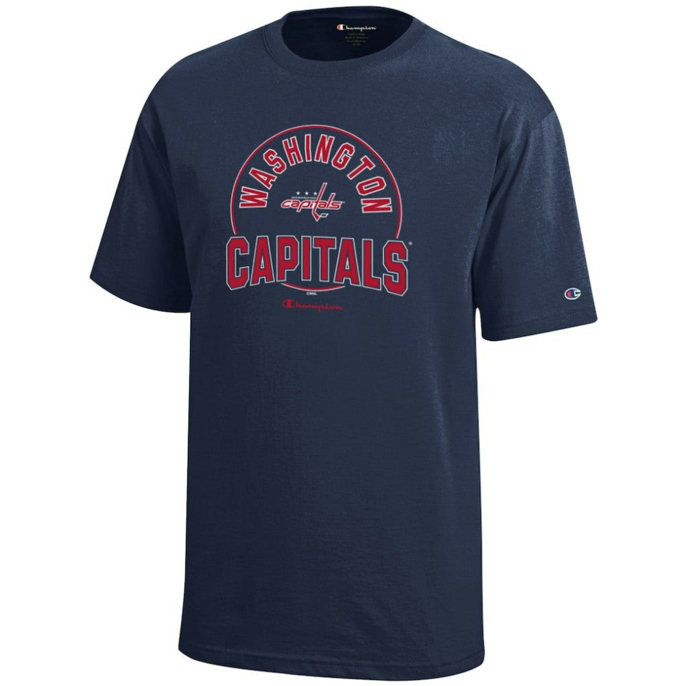 Washington Capitals Champion Youth Jersey T-Shirt Navy