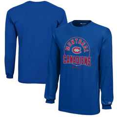 Montreal Canadiens Champion Youth Long-Sleeve Jersey T-Shirt Royal