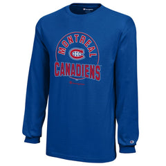 Montreal Canadiens Champion Youth Long-Sleeve Jersey T-Shirt Royal