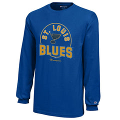 St. Louis Blues Champion Youth Long-Sleeve Jersey T-Shirt Royal