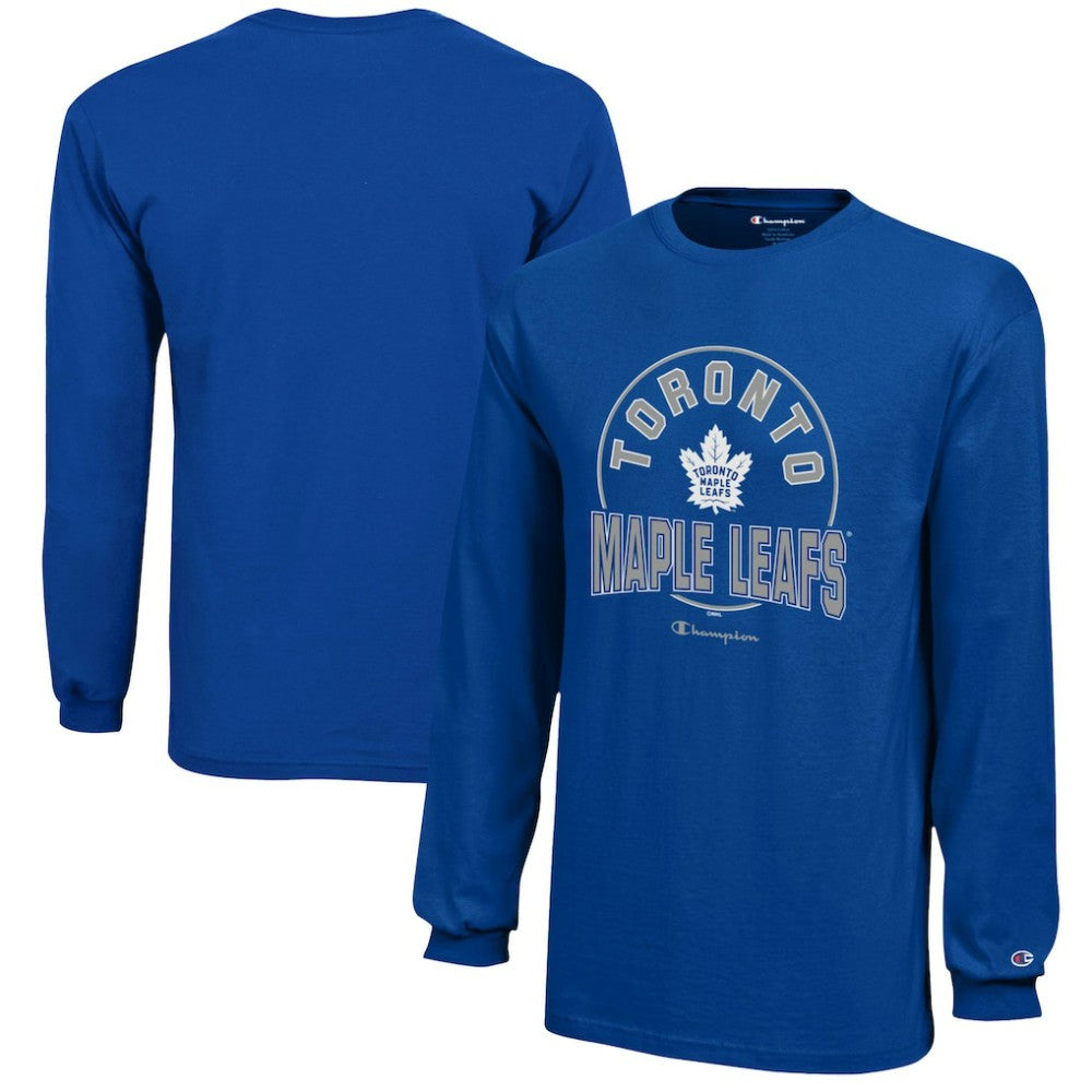 Toronto Maple Leafs Champion Youth Long-Sleeve Jersey T-Shirt Royal