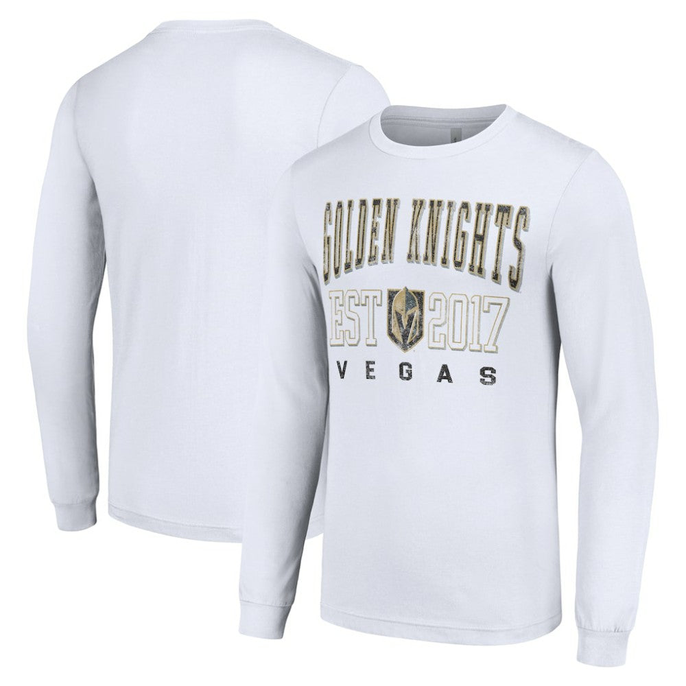 Vegas Golden Knights Starter Logo Graphic Long Sleeve T-Shirt White