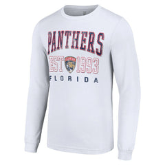 Florida Panthers Starter Logo Graphic Long Sleeve T-Shirt White